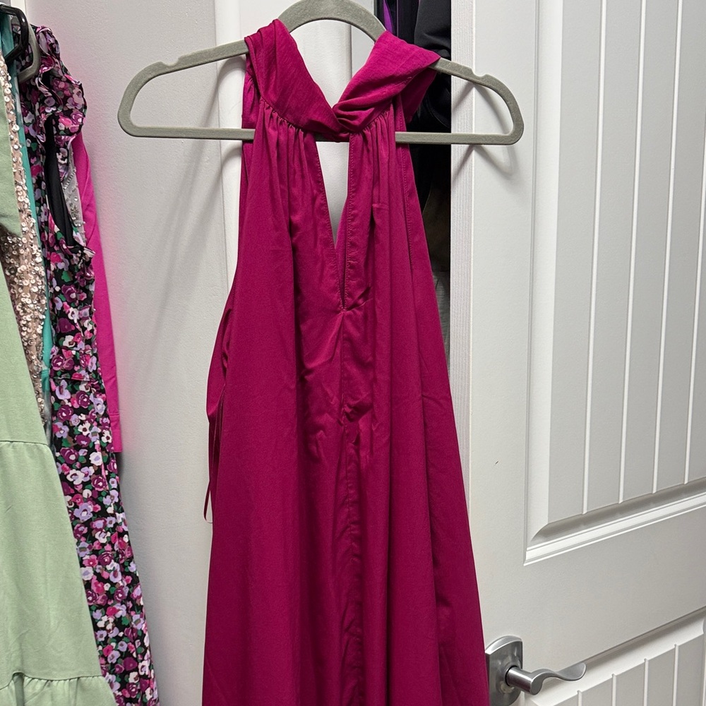 Banana Republic Magenta Dress